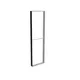 83x300cm - ściana standardowa z wyjściem górnym Modularico M150, profil czarny