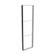 98x350cm - ściana standardowa Modularico M150, profil czarny