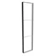 83x350cm - ściana standardowa Modularico M150, profil czarny