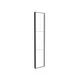 83x400cm - ściana standardowa Modularico M150, profil czarny