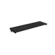 80x25cm - półka HPL Faro z mocowaniami 25cm, czarna