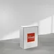 80x100cm - lada Modularico M100LED zamykana, biała, grafika na tkaninie