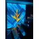 100x100cm - ścienna rama S100T podświetlenie krawędziowe LED, profil srebrny