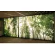 200x100cm - ścienna rama S100T podświetlenie krawędziowe LED, profil srebrny