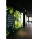 200x250cm - ścienna rama S100T podświetlenie tylne LED, profil czarny