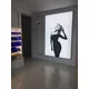 200x250cm - ścienna rama S50T podświetlenie tylne LED, profil czarny