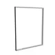 200x250cm - ścienna rama S100T podświetlenie krawędziowe LED, profil czarny