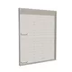 200x250cm - ścienna rama S100T podświetlenie tylne LED, profil srebrny