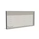 200x100cm - ścienna rama S100T podświetlenie tylne LED, profil czarny