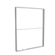 200x250cm - ścienna rama S150D podświetlenie krawędziowe LED, profil srebrny