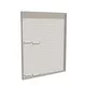 200x250cm - ścienna rama S100T podświetlenie tylne LED RGBW, profil srebrny