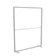 200x250cm - stojąca rama S50D, stopy standard, profil srebrny