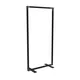 200x100cm - stojąca rama S50D, stopy standard, profil czarny
