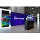 3x3m - stoisko Modularico M100 LED układ L-00333M100, zaplecze, lada, półki, mocowanie TV