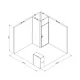 3x3m - stoisko Modularico M100 LED układ L-00133M100, zaplecze, lada