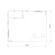 5x4m - stoisko Modularico M100 LED układ L-02354M100, zaplecze, lada, półki, mocowanie TV