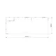 10x4m - stoisko Modularico M100 LED układ L-031104M100