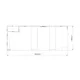 10x4m - stoisko Modularico M100 LED układ L-032104M100