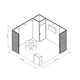 Modularico M100LED, L-Anordnung, 200x200cm [CLONE] [CLONE] [CLONE] [CLONE] [CLONE] [CLONE]