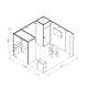 Modularico M100LED, L Layout, 200x200cm [CLONE] [CLONE] [CLONE] [CLONE] [CLONE] [CLONE] [CLONE]