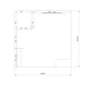 3x3m - stoisko Modularico M100 LED układ L-00333M100, zaplecze, lada, półki, mocowanie TV