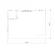 4x3m - stoisko Modularico M100 LED układ L-00643M100, zaplecze, lada, mocowanie TV, stopa Deco