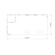 10x5m - stoisko Modularico M150 LED układ L-001105M150, zaplecze, lada, mocowania TV
