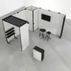 4x4m - stoisko Modularico M50 układ L-00644M50