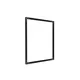93x100cm - ściana Quadro Modularico M50, profil czarny