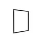 98x100cm - ściana Quadro Modularico M50, profil czarny