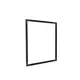 100x100cm - ściana Quadro Modularico M50, profil czarny
