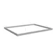 250x200cm - sufitowa rama S100T LED, profil srebrny, zawiesia