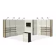 5x5m - stoisko Modularico M50 układ L-01255M50