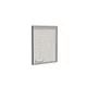 100x50cm - ściana Quadro Modularico M50LED, profil czarny