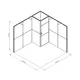 3x3m - stoisko Modularico MQ50 układ L-00133MQ50