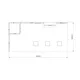 10x5m - stoisko Modularico M150 LED układ L-001605M150