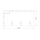 10x5m - stoisko Modularico M100 LED układ L-043105M100