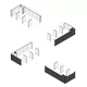 10x5m - stoisko Modularico M100 LED układ L-043105M100