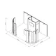 6x4m - stoisko Modularico M50 układ PW-01464M50