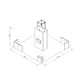 7x7m - stoisko Modularico M150 LED układ W-02077M150