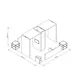 7x7m - stoisko Modularico M150 LED układ W-02177M150
