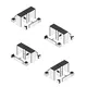 7x7m - stoisko Modularico M150 LED układ W-02177M150