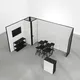 4,5x3m - stoisko Modularico M100 LED układ L-04843M100