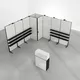 4x4cm - stoisko Modularico M50 układ L-01744M50