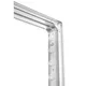5x4m h2,5m - stoisko Modularico MGO LED srebrne układ W-00854H25MGOS