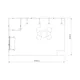 4,5x3m - stoisko Modularico M50 układ L-01543M50