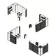 4,5x3m - stoisko Modularico M50 układ L-01543M50