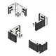 4,5x3m - stoisko Modularico M50 układ L-01643M50