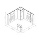 4x4cm - stoisko Modularico M50 układ L-01844M50