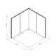 2x2m h2m - stoisko Modularico MGO LED srebrne układ L-00122H2MGOS
